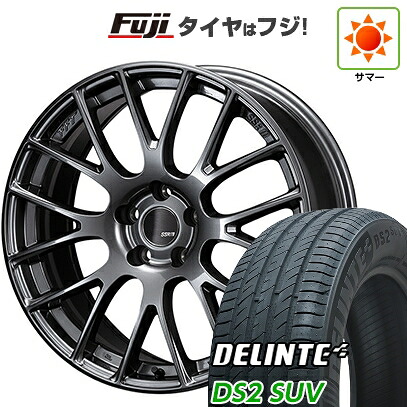 【新品国産車用5穴114.3】 夏タイヤ ホイール4本セット 225/55R18 デリンテ DS2 SUV(限定) SSR GT GTV04 7.5J 18インチ(送料無料)