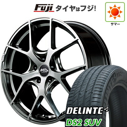 【新品国産車用5穴114.3】 夏タイヤ ホイール4本セット 225/60R18 デリンテ DS2 SUV(限定) MID WHEELS MID EXCLUSIVE 025F 7J 18インチ(送料無料)|フジコーポレーション