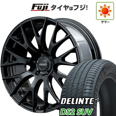 【新品国産車用5穴114.3】 夏タイヤ ホイール4本セット 225/55R18 デリンテ DS2 SUV(限定) RAYS レイズ ホムラ 2X9R 7.5J 18インチ(送料無料)