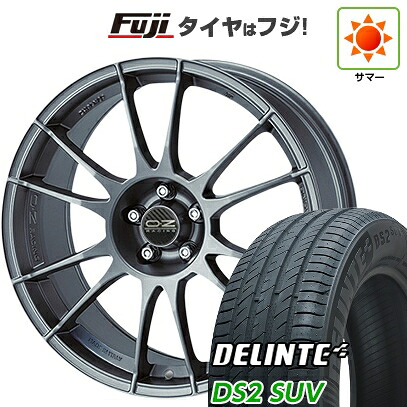 【新品国産車用5穴114.3】 夏タイヤ ホイール4本セット 235/50R18 デリンテ DS2 SUV(限定) OZ ウルトラレッジェーラ 8J 18インチ(送料無料)