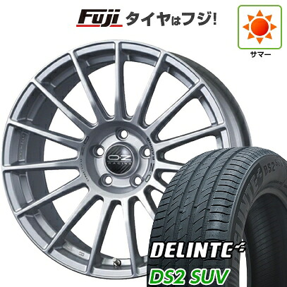 【新品国産車用5穴114.3】 夏タイヤ ホイール4本セット 225/60R18 デリンテ DS2 SUV(限定) OZ スーパーツーリズモ LM 8J 18インチ(送料無料)|フジコーポレーション