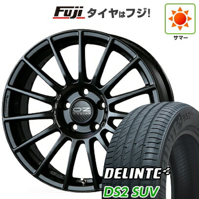 【新品国産車用5穴114.3】 夏タイヤ ホイール4本セット 225/55R18 デリンテ DS2 SUV(限定) OZ スーパーツーリズモ LM 8J 18インチ(送料無料) 161,900円
