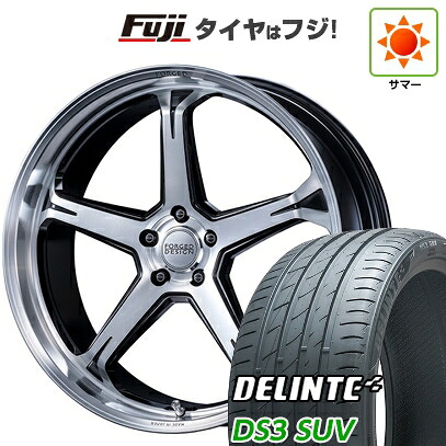 【新品国産車用5穴114.3】 夏タイヤ ホイール4本セット 265/35R22 デリンテ DS3 SUV(限定) エムズスピード FORGEDデザイン 888 9J 22インチ(送料無料)