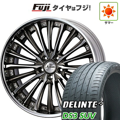 【新品国産車用5穴114.3】 夏タイヤ ホイール4本セット 265/35R22 デリンテ DS3 SUV(限定) WEDS ウェッズ クレンツェ ヴィルハーム 9J 22インチ(送料無料)
