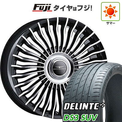 【新品国産車用5穴114.3】 夏タイヤ ホイール4本セット 265/35R22 デリンテ DS3 SUV(限定) WALD ヴァルド レノヴァティオ 1P R21-C 9J 22インチ(送料無料)｜フジコーポレーション