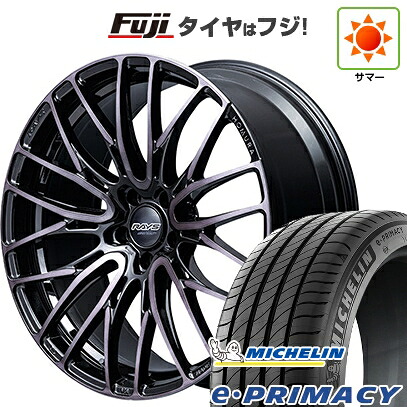 【新品】クラウンスポーツ/クラウンエステート 夏タイヤ ホイール4本セット 235/45R21 ミシュラン E･プライマシー RAYS レイズ ホムラ 2X10BD BLACK CLEAR EDITION 9J 21インチ(送料無料)｜フジコーポレーション