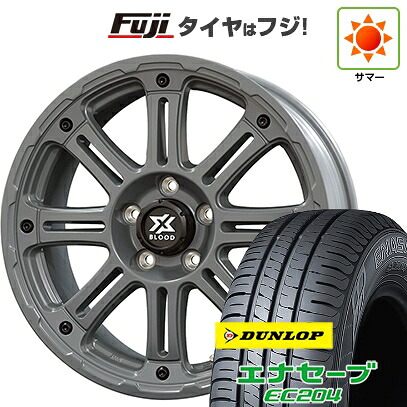 【新品国産車用5穴114.3】 夏タイヤ ホイール4本セット 215/60R17 ダンロップ エナセーブ EC204 コスミック クロスブラッド XB01 7J 17インチ(送料無料)｜フジコーポレーション
