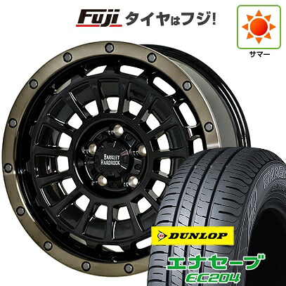 【新品国産車用5穴114.3】 夏タイヤ ホイール4本セット 215/60R17 ダンロップ エナセーブ EC204 ホットスタッフ バークレイハードロック ローガン 7J 17インチ(送料無料)