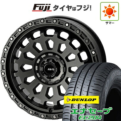 【新品国産車用5穴114.3】 夏タイヤ ホイール4本セット 215/60R17 ダンロップ エナセーブ EC204 フォーバイフォーエンジニア エアージー ヴァルカン 7J 17インチ(送料無料)