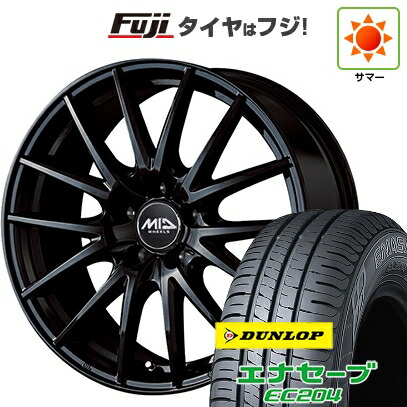 【新品】シエンタ 2015-22 夏タイヤ ホイール4本セット 195/50R16 ダンロップ エナセーブ EC204 MID WHEELS SQ27 6.5J 16インチ(送料無料)