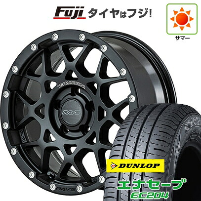 【新品国産車用5穴114.3】 夏タイヤ ホイール4本セット 215/60R17 ダンロップ エナセーブ EC204 RAYS レイズ デイトナ M8 7J 17インチ(送料無料)