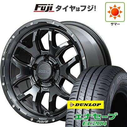 【新品国産車用5穴114.3】 夏タイヤ ホイール4本セット 215/60R17 ダンロップ エナセーブ EC204 RAYS レイズ デイトナ F6ブースト 7J 17インチ(送料無料)｜フジコーポレーション