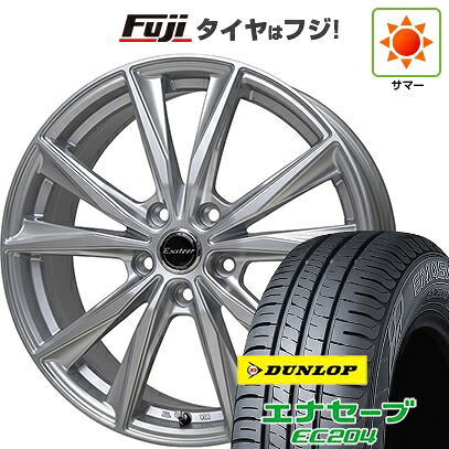 【新品国産車用5穴114.3】 夏タイヤ ホイール4本セット 215/60R17 ダンロップ エナセーブ EC204 ホットスタッフ エクスターST 7J 17インチ(送料無料)