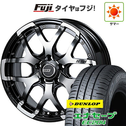 【新品国産車用5穴114.3】 夏タイヤ ホイール4本セット 215/60R17 ダンロップ エナセーブ EC204 SSR ディバイド ZS 7J 17インチ(送料無料)