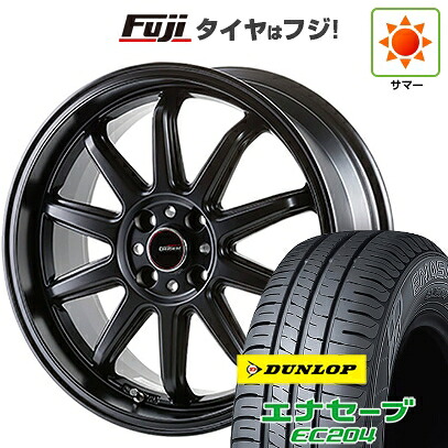 【新品国産車用5穴114.3】 夏タイヤ ホイール4本セット 215/60R17 ダンロップ エナセーブ EC204 ゴジゲン ファイヤーボールダブルアール 7J 17インチ(送料無料)|フジコーポレーション