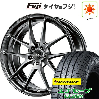 【新品国産車用5穴100】 夏タイヤ ホイール4本セット 215/45R17 ダンロップ エナセーブ EC204 OZ レッジェーラHLT 7.5J 17インチ(送料無料)