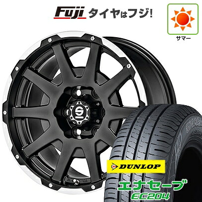 【新品国産車用5穴114.3】 夏タイヤ ホイール4本セット 215/60R17 ダンロップ エナセーブ EC204 OZ SPARCO ダカール 7.5J 17インチ(送料無料)