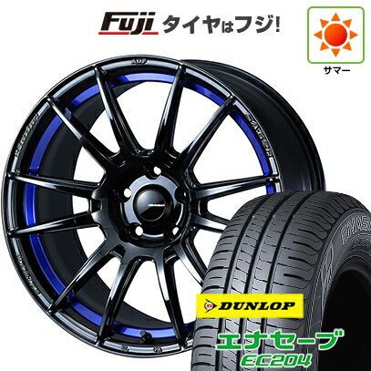 【新品国産車用5穴114.3】 夏タイヤ ホイール4本セット 215/60R17 ダンロップ エナセーブ EC204 WEDS ウェッズスポーツ SA-62R【限定】 7.5J 17インチ(送料無料)