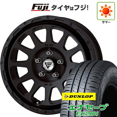 【新品国産車用5穴114.3】 夏タイヤ ホイール4本セット 215/60R17 ダンロップ エナセーブ EC204 デルタフォース オーバル 7J 17インチ(送料無料)