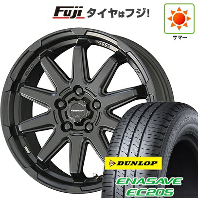【新品国産車用5穴100】 夏タイヤ ホイール4本セット 205/50R17 ダンロップ エナセーブ EC205 共豊 サーキュラー C10S 7J 17インチ(送料無料)|フジコーポレーション