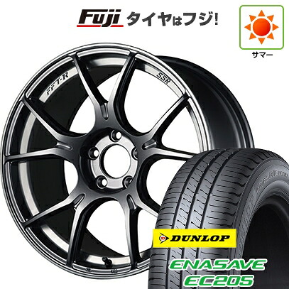 【新品国産車用5穴100】 夏タイヤ ホイール4本セット 215/45R17 ダンロップ エナセーブ EC205 SSR GT GTX02 7J 17インチ(送料無料)
