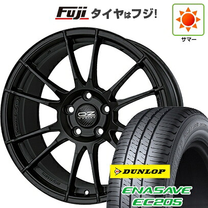 【新品国産車用5穴100】 夏タイヤ ホイール4本セット 205/50R17 ダンロップ エナセーブ EC205 OZ ウルトラレッジェーラ 7.5J 17インチ(送料無料)