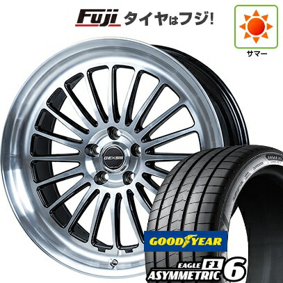 【新品】60系プリウス 夏タイヤ ホイール4本セット 195/50R19 グッドイヤー イーグル エフワン アシメトリックシックス(限定) モンツァ ジェクシス GF020 7J 19インチ(送料無料)