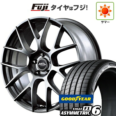 【新品】60系プリウス 夏タイヤ ホイール4本セット 195/50R19 グッドイヤー イーグル エフワン アシメトリックシックス(限定) MID WHEELS レフィナーダ モーション3 トヨタ・レクサス車専用 7J 19インチ(送料無料)｜フジコーポレーション