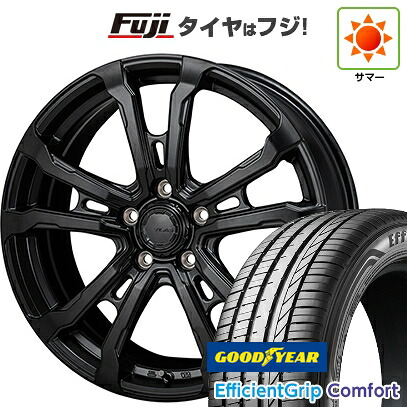 【新品国産車用5穴114.3】 夏タイヤ ホイール4本セット 215/45R18 グッドイヤー エフィシェントグリップ コンフォート(限定) モンツァ HI-BLOCK ヴィラス 7.5J 18インチ(送料無料)