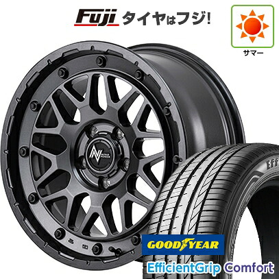 【新品国産車用5穴114.3】 夏タイヤ ホイール4本セット 215/45R18 グッドイヤー エフィシェントグリップ コンフォート(限定) MID WHEELS NITRO POWER M29 スティンガー 7J 18インチ(送料無料)｜フジコーポレーション