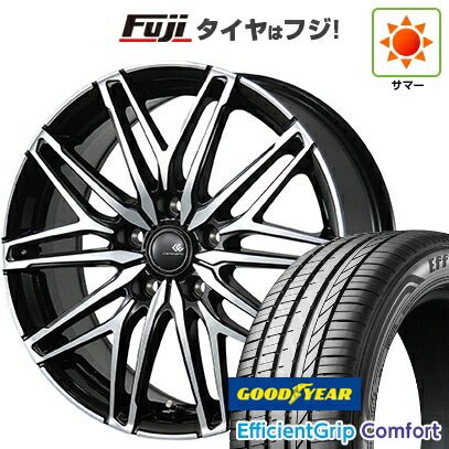 【新品国産車用5穴114.3】 夏タイヤ ホイール4本セット 215/45R18 グッドイヤー エフィシェントグリップ コンフォート(限定) トピー セレブロ WA45 7.5J 18インチ(送料無料) 87,615円