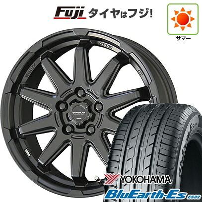【新品国産車用5穴100】 夏タイヤ ホイール4本セット 225/60R17 ヨコハマ ブルーアース ES32 共豊 サーキュラー C10S 7J 17インチ(送料無料)｜フジコーポレーション