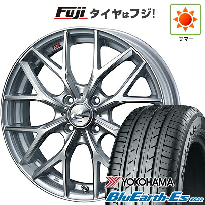 【新品国産車用5穴114.3】 夏タイヤ ホイール4本セット 205/50R17 ヨコハマ ブルーアース ES32 WEDS ウェッズ レオニス MX 6.5J 17インチ(送料無料)｜フジコーポレーション