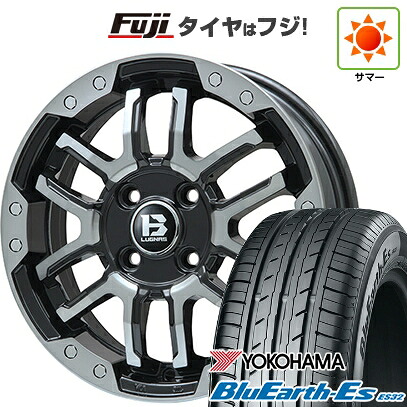 【新品国産車用5穴114.3】 夏タイヤ ホイール4本セット 205/60R16 ヨコハマ ブルーアース ES32 ビッグウエイ B-LUGNAS FRD(ブラックポリッシュ/ブラッククリア) 6.5J 16インチ(送料無料) 65,340円