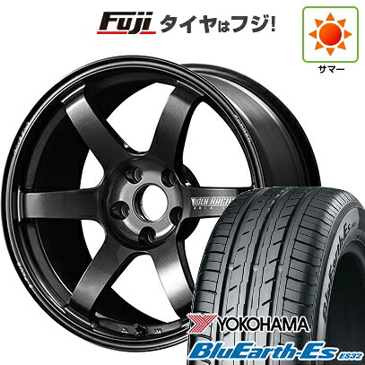 【新品国産車用5穴114.3】 夏タイヤ ホイール4本セット 245/40R19 ヨコハマ ブルーアース ES32 RAYS レイズ ボルクレーシング TE37 サーガ S-plus 9.5J 19インチ(送料無料)