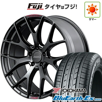 【新品国産車用5穴114.3】 夏タイヤ ホイール4本セット 225/35R19 ヨコハマ ブルーアース ES32 RAYS レイズ ホムラ 2X7FT SPORT EDITION 8.5J 19インチ(送料無料)｜フジコーポレーション 337,900円