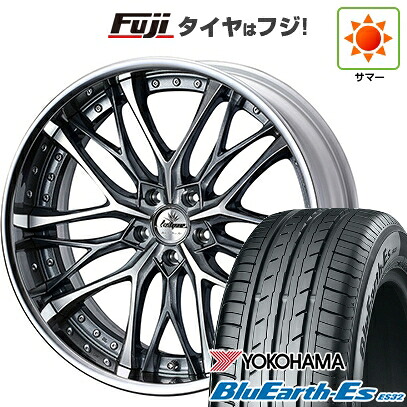 【新品国産車用5穴114.3】 夏タイヤ ホイール4本セット 225/35R19 ヨコハマ ブルーアース ES32 WEDS ウェッズ クレンツェ ウィーバル 8.5J 19インチ(送料無料)