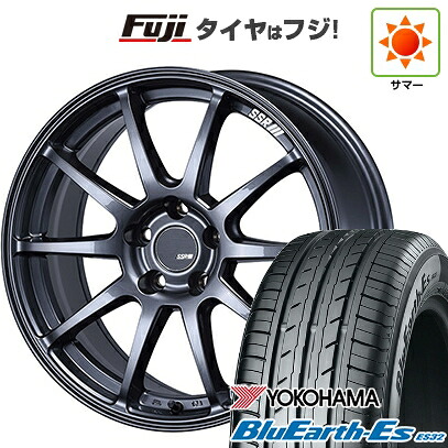 【新品国産車用5穴100】 夏タイヤ ホイール4本セット 215/40R18 ヨコハマ ブルーアース ES32 SSR GT GTV02 グラファイトガンメタ【限定】 7.5J 18インチ(送料無料)|フジコーポレーション