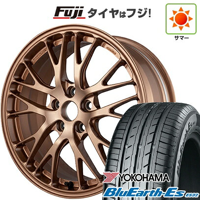 【新品国産車用5穴100】 夏タイヤ ホイール4本セット 225/40R18 ヨコハマ ブルーアース ES32 ブリヂストン ポテンザ RW007 8.5J 18インチ(送料無料)