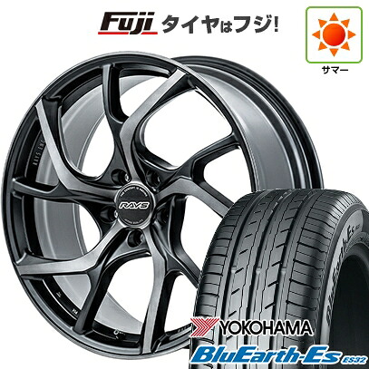 【新品国産車用5穴114.3】 夏タイヤ ホイール4本セット 225/35R19 ヨコハマ ブルーアース ES32 RAYS レイズ VMF C-01 PREMIUM 8J 19インチ(送料無料)