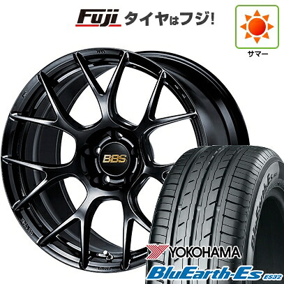 【新品国産車用5穴114.3】 夏タイヤ ホイール4本セット 225/45R18 ヨコハマ ブルーアース ES32 BBS JAPAN RE-V7 7.5J 18インチ(送料無料)