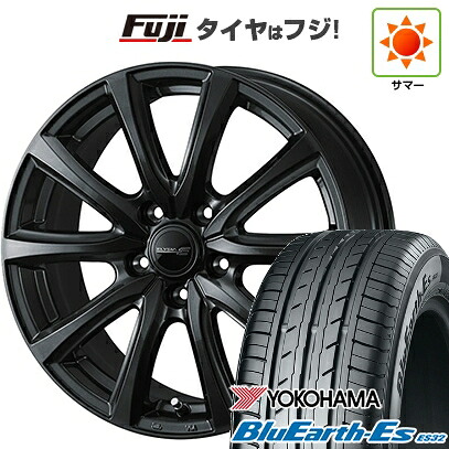 【新品国産車用5穴114.3】 夏タイヤ ホイール4本セット 195/60R16 ヨコハマ ブルーアース ES32 WEDS ウェッズ エリシア 6.5J 16インチ(送料無料)
