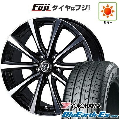 【新品国産車用5穴114.3】 夏タイヤ ホイール4本セット 215/45R18 ヨコハマ ブルーアース ES32 WEDS ウェッズ ライツレー MS 7.5J 18インチ(送料無料)｜フジコーポレーション