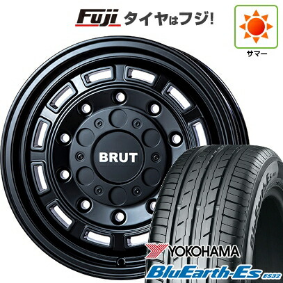 【新品】ライズ/ロッキー（ハイブリッド） 夏タイヤ ホイール4本セット 195/65R16 ヨコハマ ブルーアース ES32 トライスター BRUT BR-70 6.5J 16インチ(送料無料)