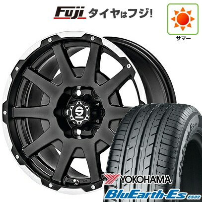 【新品国産車用5穴114.3】 夏タイヤ ホイール4本セット 215/60R17 ヨコハマ ブルーアース ES32 OZ SPARCO ダカール 7.5J 17インチ(送料無料)