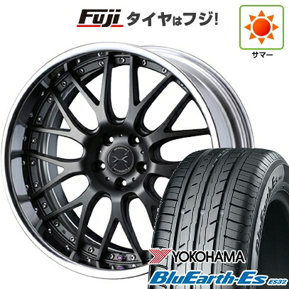 【新品国産車用5穴114.3】 夏タイヤ ホイール4本セット 225/40R18 ヨコハマ ブルーアース ES32 WEDS ウェッズ マーベリック 709M 8J 18インチ(送料無料)