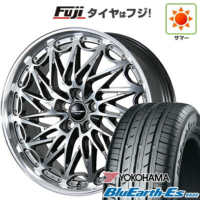 【新品国産車用5穴114.3】 夏タイヤ ホイール4本セット 235/50R18 ヨコハマ ブルーアース ES32 トピー ドルフレン エクスクルーシブ TLM-02 数量限定 8J 18インチ(送料無料)｜フジコーポレーション