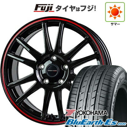 【新品】ライズ/ロッキー（ハイブリッド） 夏タイヤ ホイール4本セット 195/60R17 ヨコハマ ブルーアース ES32 ホットスタッフ クロススピード ハイパーエディションCR6【限定】 7J 17インチ(送料無料)