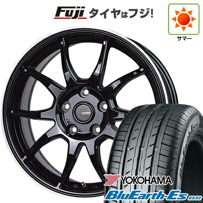 【新品】ライズ/ロッキー（ハイブリッド） 夏タイヤ ホイール4本セット 195/60R17 ヨコハマ ブルーアース ES32 ホットスタッフ ジースピード P-06【限定】 7J 17インチ(送料無料)｜フジコーポレーション