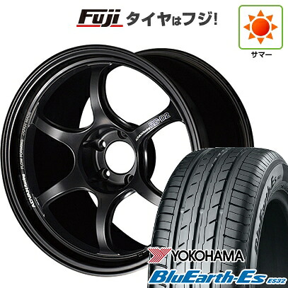 【新品国産車用5穴100】 夏タイヤ ホイール4本セット 225/55R18 ヨコハマ ブルーアース ES32 ヨコハマ アドバンレーシング RG-D2 8J 18インチ(送料無料)|フジコーポレーション
